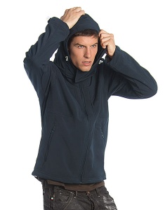 Heren Softshelljas B&C Hooded